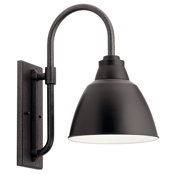 Kichler - 49837BK - One Light Outdoor Wall Mount - Pellinord - Black from Lighting & Bulbs Unlimited in Charlotte, NC