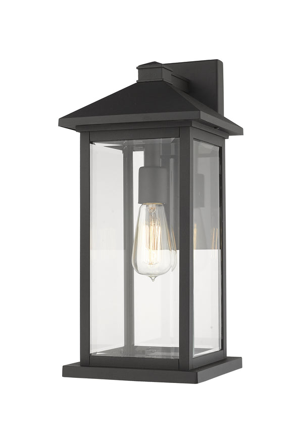 Z-Lite - 531MXL-BK - One Light Outdoor Wall Sconce - Portland - Black from Lighting & Bulbs Unlimited in Charlotte, NC