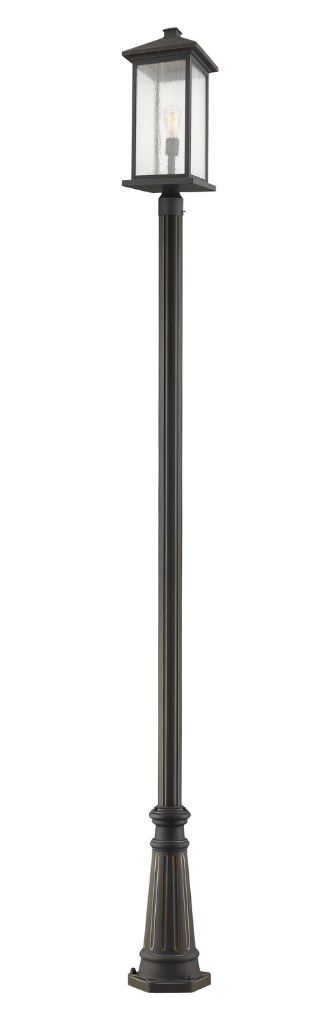 Z-Lite - 531PHBXLR-519P-ORB - One Light Outdoor Post Mount - Portland - Oil Rubbed Bronze from Lighting & Bulbs Unlimited in Charlotte, NC