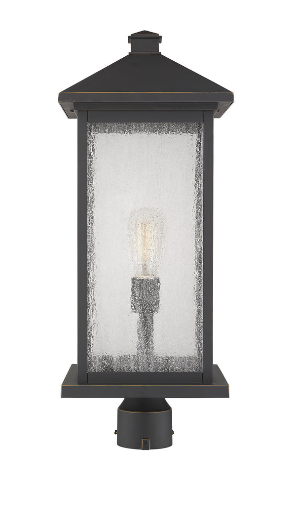 Z-Lite - 531PHBXLR-ORB - One Light Outdoor Post Mount - Portland - Oil Rubbed Bronze from Lighting & Bulbs Unlimited in Charlotte, NC