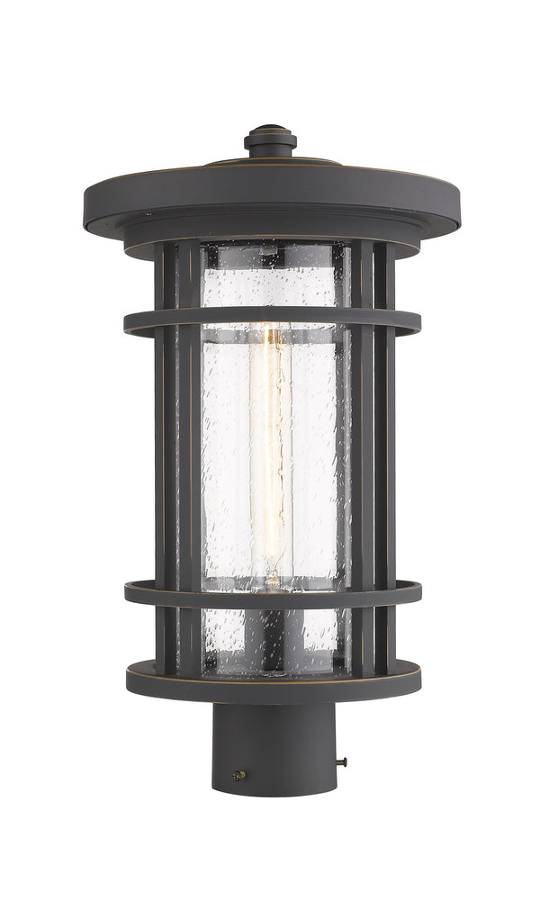 Z-Lite - 570PHB-ORB - One Light Outdoor Post Mount - Jordan - Oil Rubbed Bronze from Lighting & Bulbs Unlimited in Charlotte, NC