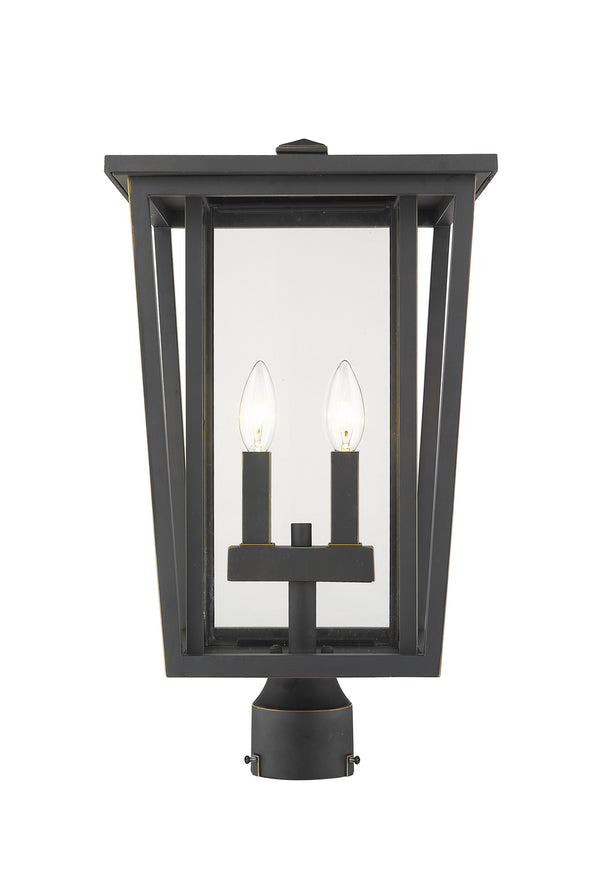 Z-Lite - 571PHBR-ORB - Two Light Outdoor Post Mount - Seoul - Oil Rubbed Bronze from Lighting & Bulbs Unlimited in Charlotte, NC
