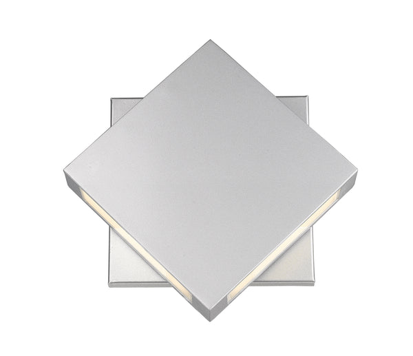 Z-Lite - 572B-SL-LED - LED Outdoor Wall Sconce - Quadrate - Silver from Lighting & Bulbs Unlimited in Charlotte, NC