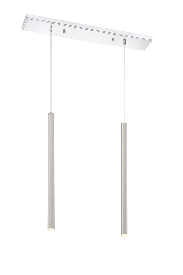 Z-Lite - 917MP24-BN-LED-2LCH - LED Island/Billiard - Forest - Chrome from Lighting & Bulbs Unlimited in Charlotte, NC