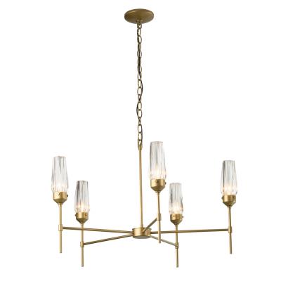 Five Light Chandelier from the Luma Collection by Hubbardton Forge
