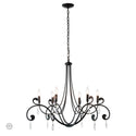 Six Light Chandelier from the Stella Collection by Hubbardton Forge