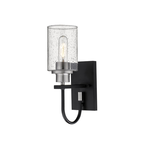 Millennium - 3511-MB/BN - One Light Wall Sconce - Clifton - Matte Black/Brushed Nickel from Lighting & Bulbs Unlimited in Charlotte, NC
