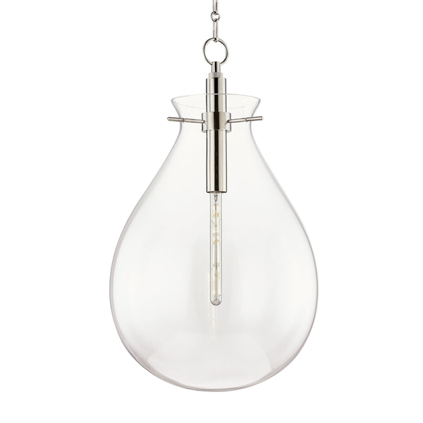 Hudson Valley - BKO103-PN - LED Pendant - Ivy - Polished Nickel from Lighting & Bulbs Unlimited in Charlotte, NC