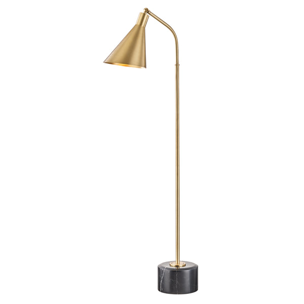 Hudson Valley - L1346-AGB - One Light Floor Lamp - Stanton - Aged Brass from Lighting & Bulbs Unlimited in Charlotte, NC