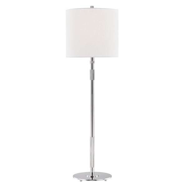 Hudson Valley - L3720-PN - One Light Table Lamp - Bowery - Polished Nickel from Lighting & Bulbs Unlimited in Charlotte, NC