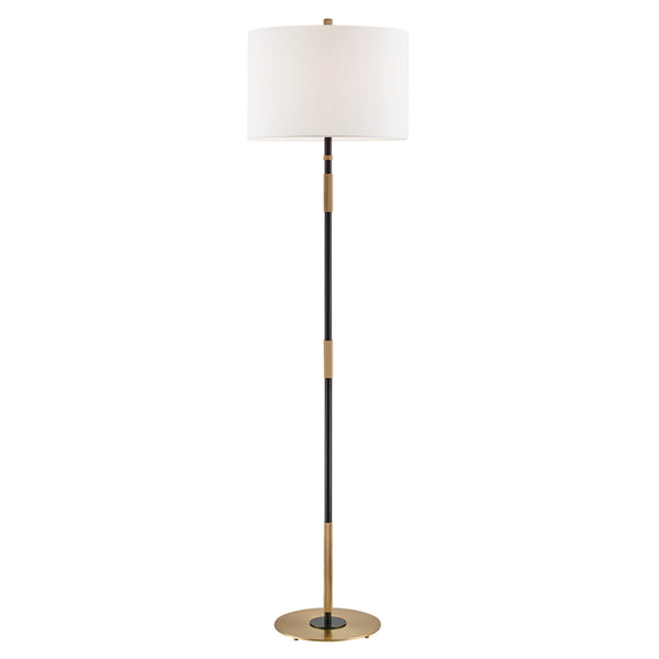 Hudson Valley - L3724-AOB - One Light Floor Lamp - Bowery - Aged Old Bronze from Lighting & Bulbs Unlimited in Charlotte, NC