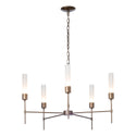 Five Light Chandelier from the Vela Collection by Hubbardton Forge