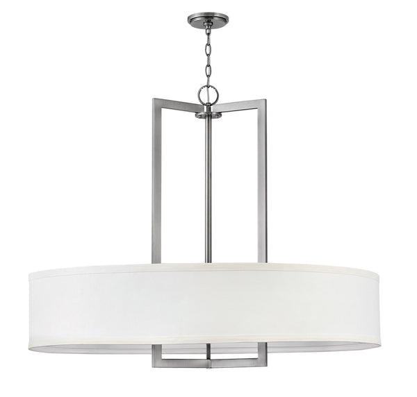 Hinkley - 3219AN - LED Chandelier - Hampton - Antique Nickel from Lighting & Bulbs Unlimited in Charlotte, NC