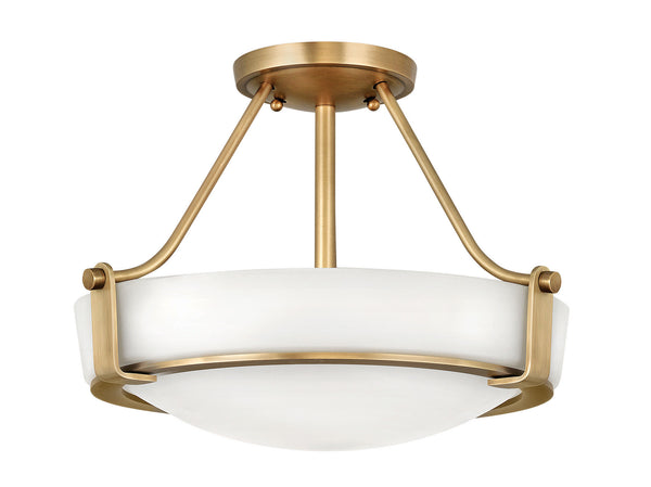 Hinkley - 3220HB - LED Foyer Pendant - Hathaway - Heritage Brass from Lighting & Bulbs Unlimited in Charlotte, NC