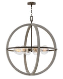 Hinkley - 3428DC - LED Chandelier - Bodie - Dark Cement from Lighting & Bulbs Unlimited in Charlotte, NC