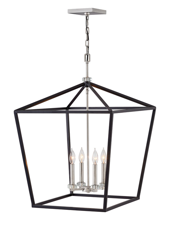Hinkley - 3538BK - LED Chandelier - Stinson - Black from Lighting & Bulbs Unlimited in Charlotte, NC