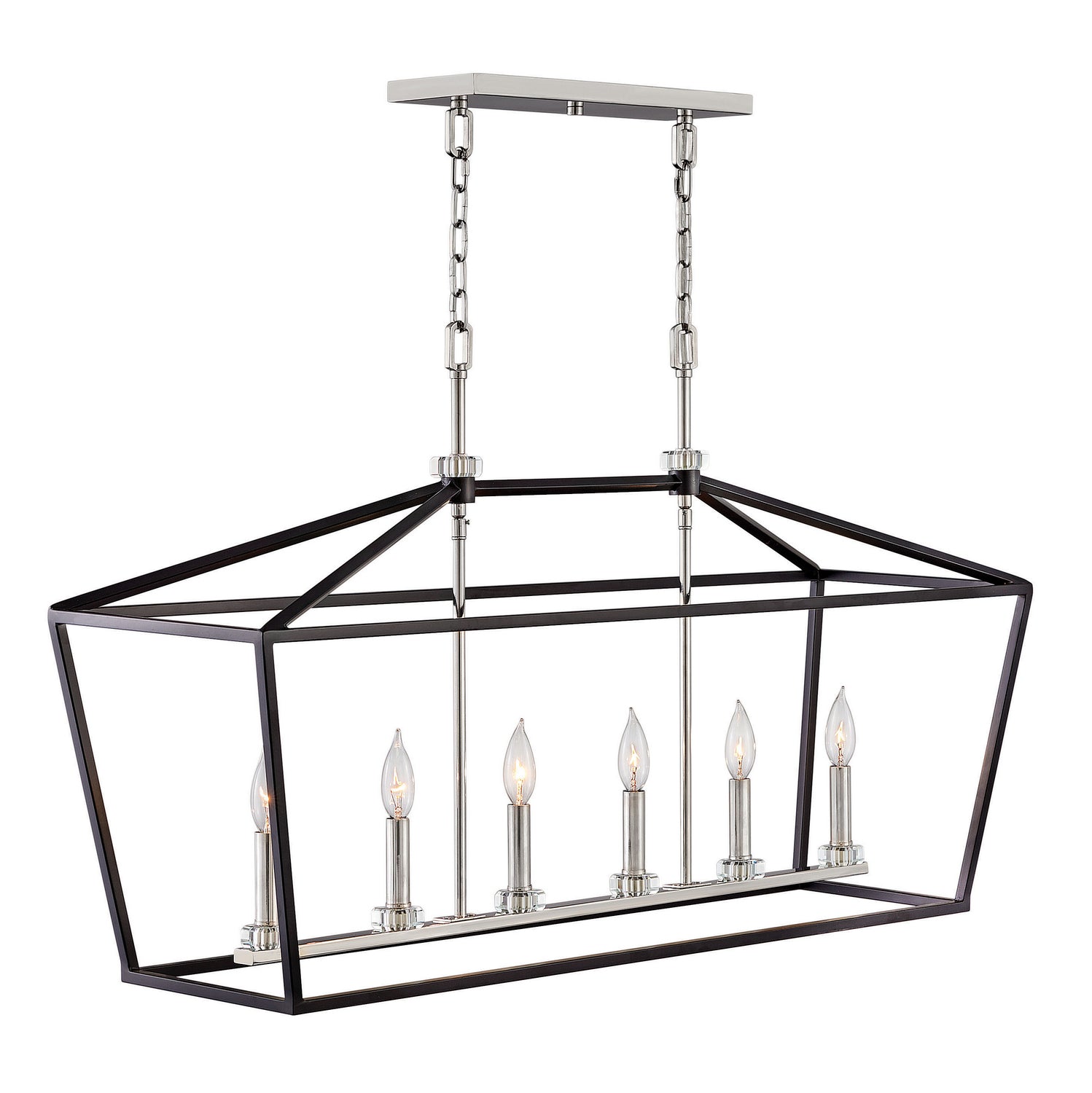 Hinkley - 3539BK - LED Chandelier - Stinson - Black from Lighting & Bulbs Unlimited in Charlotte, NC