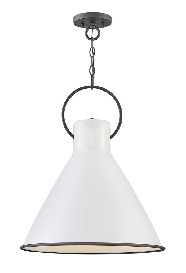 Hinkley - 3555PT - LED Pendant - Winnie - Polished White from Lighting & Bulbs Unlimited in Charlotte, NC
