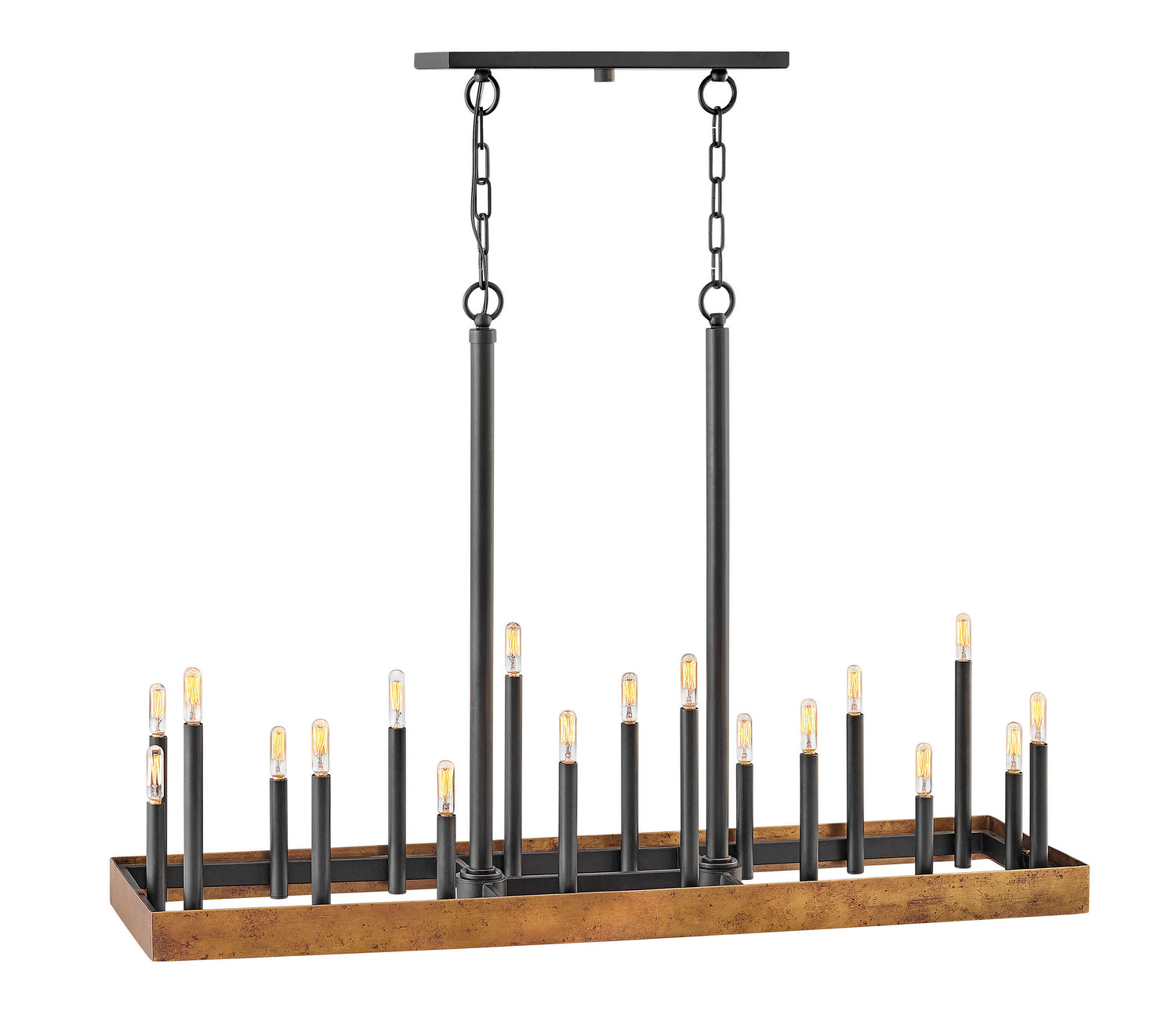 Hinkley - 3868WA - LED Chandelier - Wells - Weathered Brass from Lighting & Bulbs Unlimited in Charlotte, NC