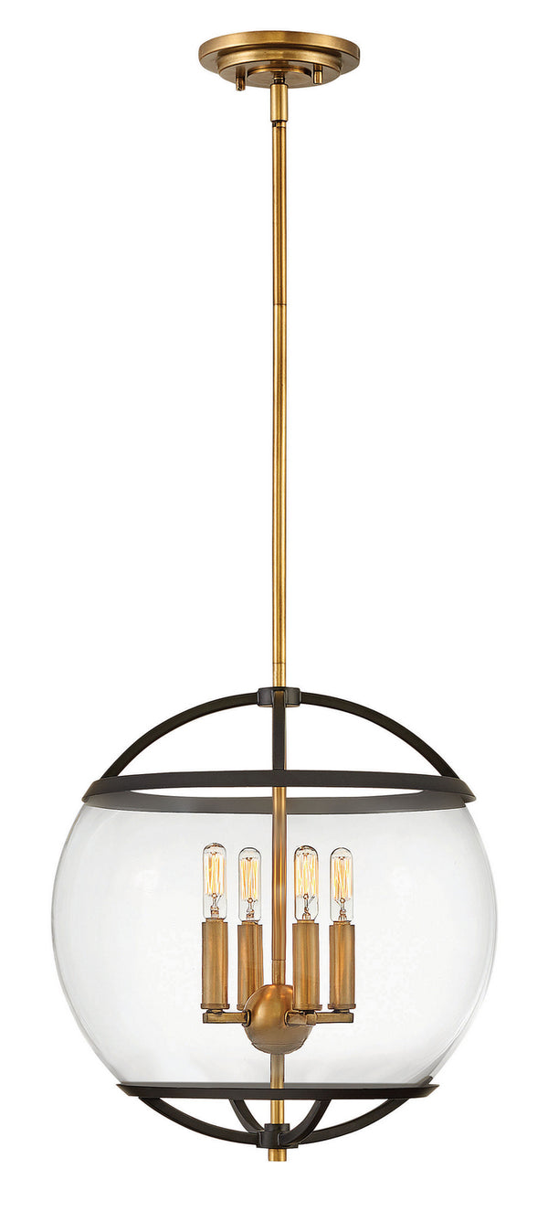 Hinkley - 3934BK - LED Chandelier - Calvin - Black from Lighting & Bulbs Unlimited in Charlotte, NC