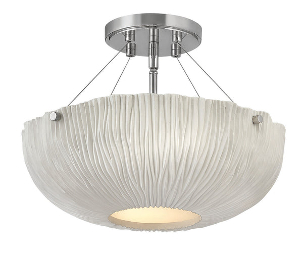 Hinkley - 43203SHW - LED Foyer Pendant - Coral - Shell White from Lighting & Bulbs Unlimited in Charlotte, NC
