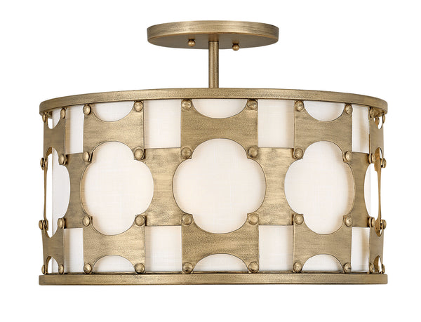 Hinkley - 4733BNG - LED Foyer Pendant - Carter - Burnished Gold from Lighting & Bulbs Unlimited in Charlotte, NC
