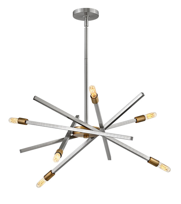 Hinkley - 4765BN - LED Chandelier - Archer - Brushed Nickel from Lighting & Bulbs Unlimited in Charlotte, NC