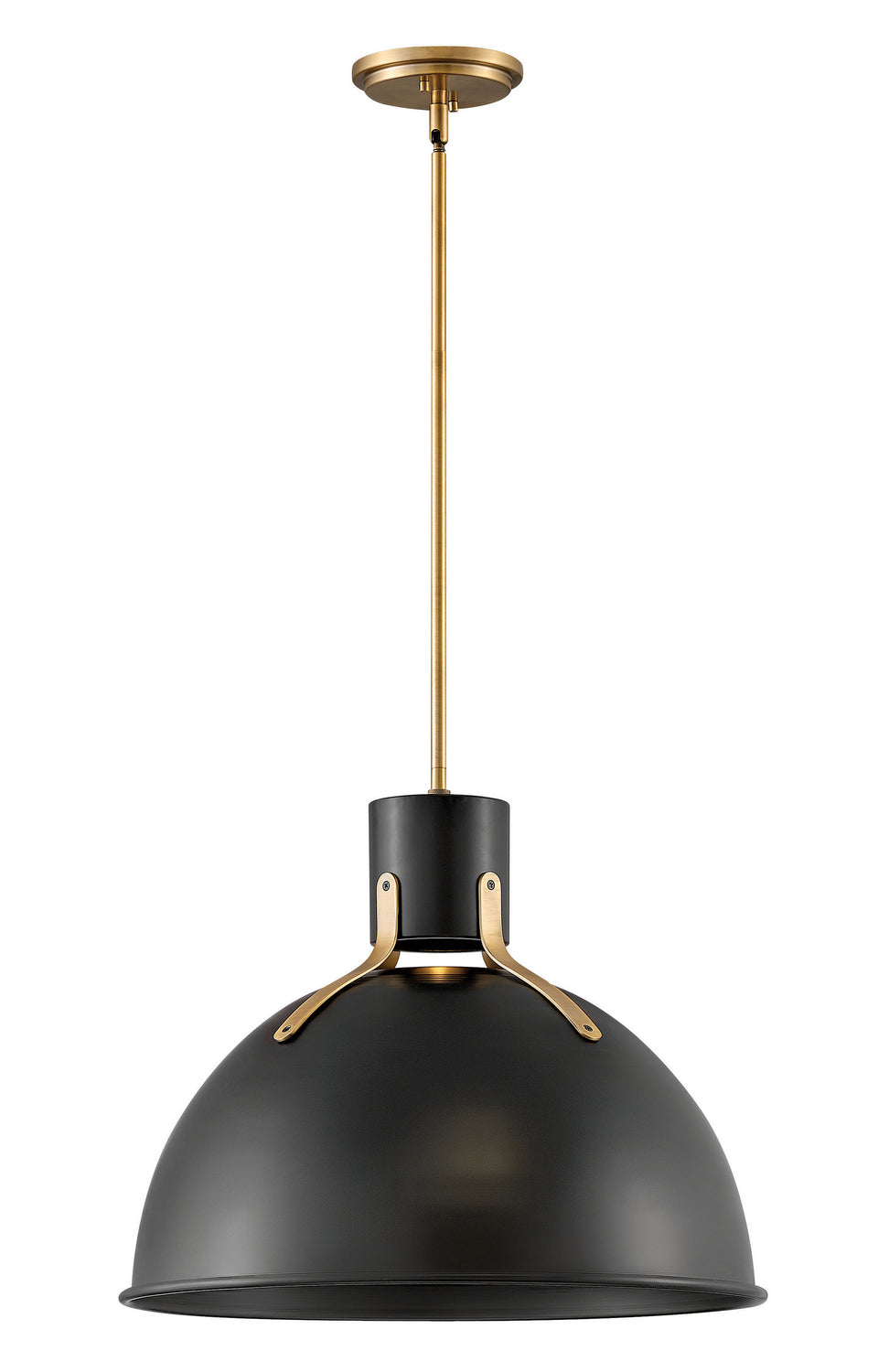 Hinkley - 3483SK - LED Pendant - Argo - Satin Black from Lighting & Bulbs Unlimited in Charlotte, NC