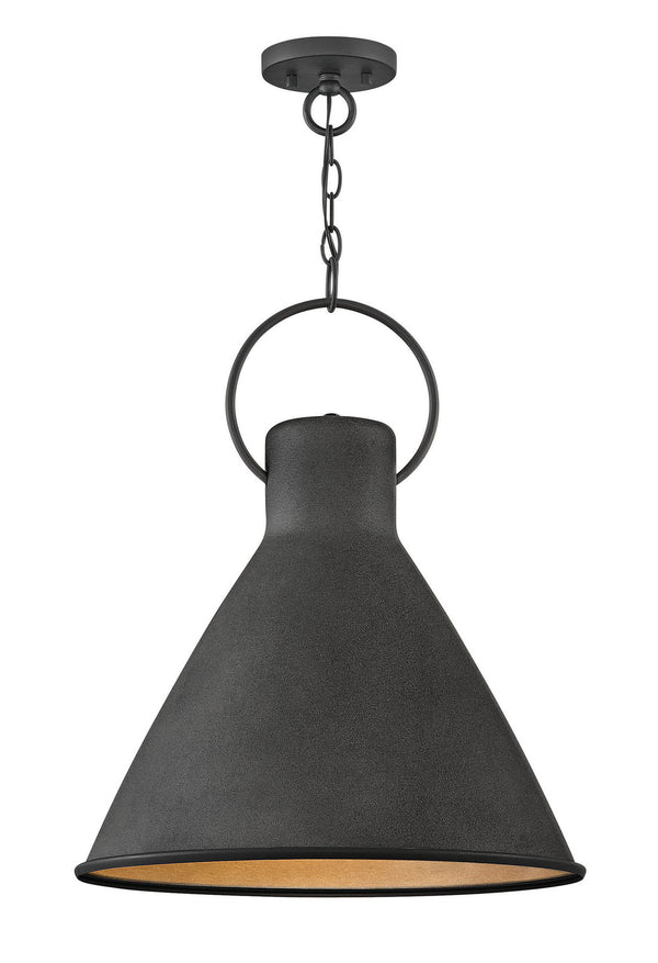 Hinkley - 3555DZ - LED Pendant - Winnie - Aged Zinc from Lighting & Bulbs Unlimited in Charlotte, NC