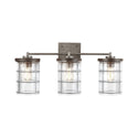 Three Light Vanity from the Colby Collection in Urban Grey Finish by Capital Lighting