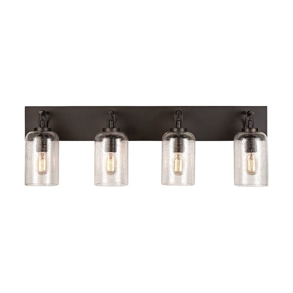 Capital Lighting - 131341OB-464 - Four Light Vanity - Wilton - Old Bronze from Lighting & Bulbs Unlimited in Charlotte, NC