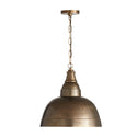 One Light Pendant from the Sedona Collection in Oxidized Brass Finish by Capital Lighting