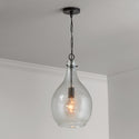 One Light Pendant from the Rabun Collection in Dark Pewter Finish by Capital Lighting