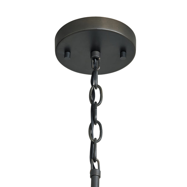One Light Pendant from the Sana Collection in Grey Iron Finish by Capital Lighting