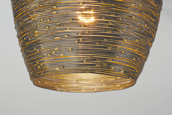 One Light Pendant from the Sana Collection in Grey Iron Finish by Capital Lighting