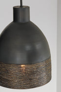 One Light Pendant from the Sana Collection in Grey Iron Finish by Capital Lighting