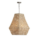 Capital Lighting - 335241NY - Four Light Pendant - Finley - Natural Jute and Grey from Lighting & Bulbs Unlimited in Charlotte, NC