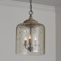 Three Light Pendant from the Tybee Collection in Nordic Grey Finish by Capital Lighting