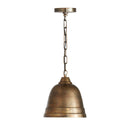 One Light Pendant from the Sedona Collection in Oxidized Brass Finish by Capital Lighting