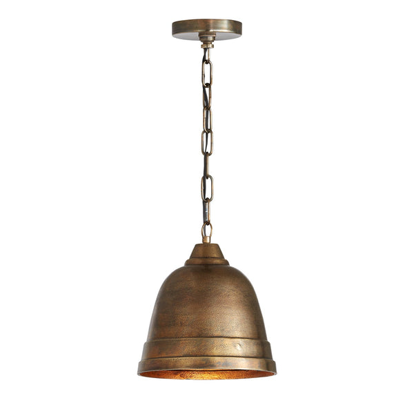 One Light Pendant from the Sedona Collection in Oxidized Brass Finish by Capital Lighting