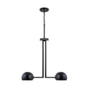 Four Light Chandelier from the Hadley Collection in Matte Black Finish by Capital Lighting