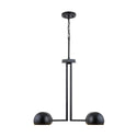 Four Light Chandelier from the Hadley Collection in Matte Black Finish by Capital Lighting