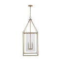Four Light Foyer Pendant from the Cooper Collection in Aged Brass Finish by Capital Lighting