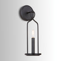 One Light Wall Sconce from the Sonnet Collection in Matte Black Finish by Capital Lighting