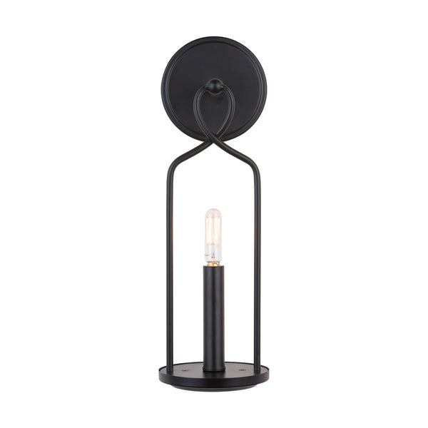 Capital Lighting - 631611MB - One Light Wall Sconce - Sonnet - Matte Black from Lighting & Bulbs Unlimited in Charlotte, NC