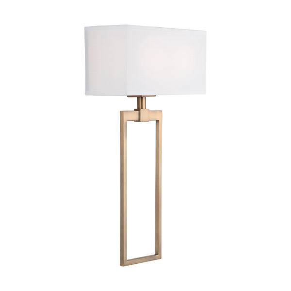 Two Light Wall Sconce from the Lynden Collection in Aged Brass Finish by Capital Lighting
