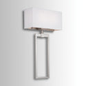 Two Light Wall Sconce from the Lynden Collection in Brushed Nickel Finish by Capital Lighting