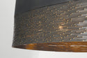Five Light Island Pendant from the Sana Collection in Grey Iron Finish by Capital Lighting