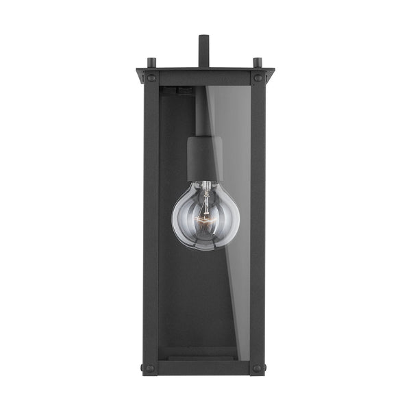One Light Wall Mount from the Hunt Collection in Black Finish by Capital Lighting