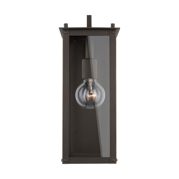 One Light Wall Mount from the Hunt Collection in Oiled Bronze Finish by Capital Lighting